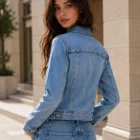 0526 48 Denim jacket dames