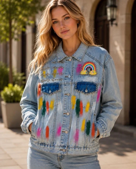 denim-jacket-kleurrijk