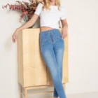 push up high waist spijkerbroek Push up high waist spijkerbroek